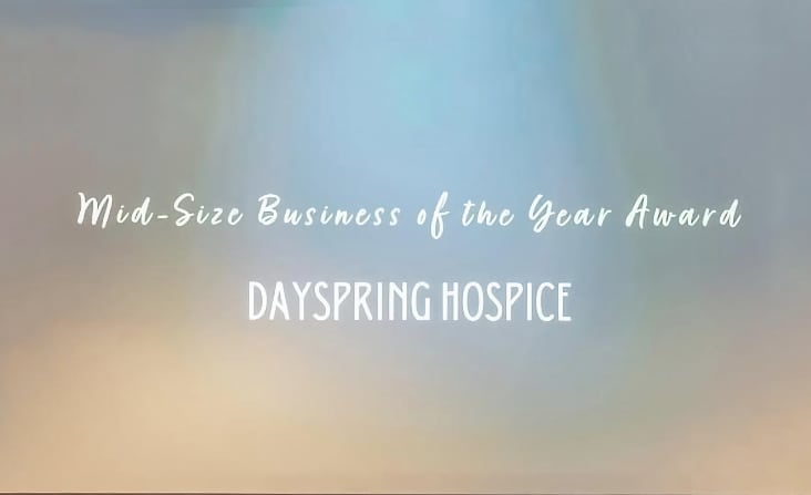 Dayspring Hospice Named 2024 Mid-Size Business of the Year!